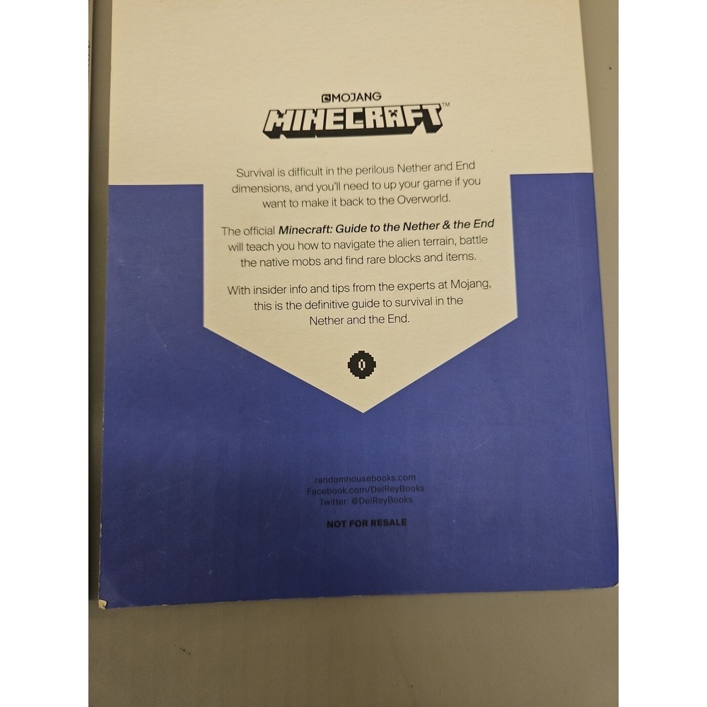 Minecraft Guide Book Collection, Set Of 2 Exploration And The Nether & The End - Picture 4 of 7